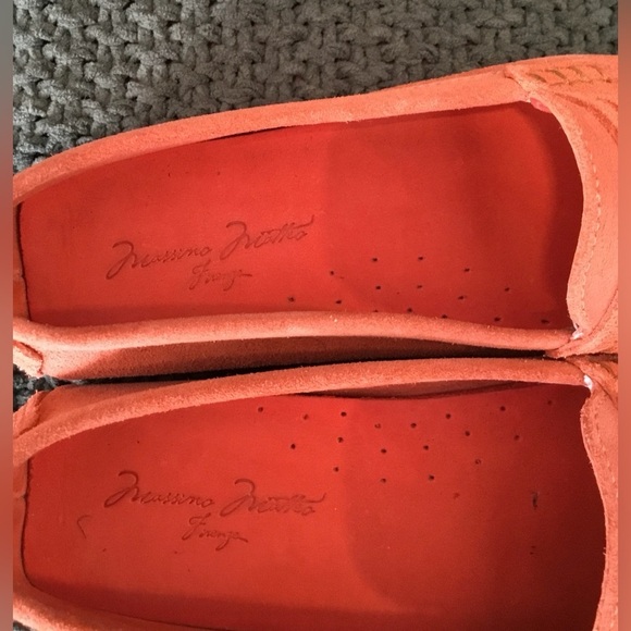 Massimo Matteo Women’s Orange Suede Driving Penny Loafer Slip-On; Size 6.5 - Picture 6 of 10
